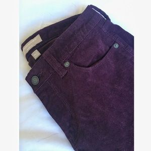 Banana Republic Maroon Corduroy Pants